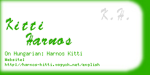kitti harnos business card